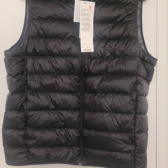 UNIQLO Sleeveless Jacket NEW – Black, Size Large - Picture 5 of 9